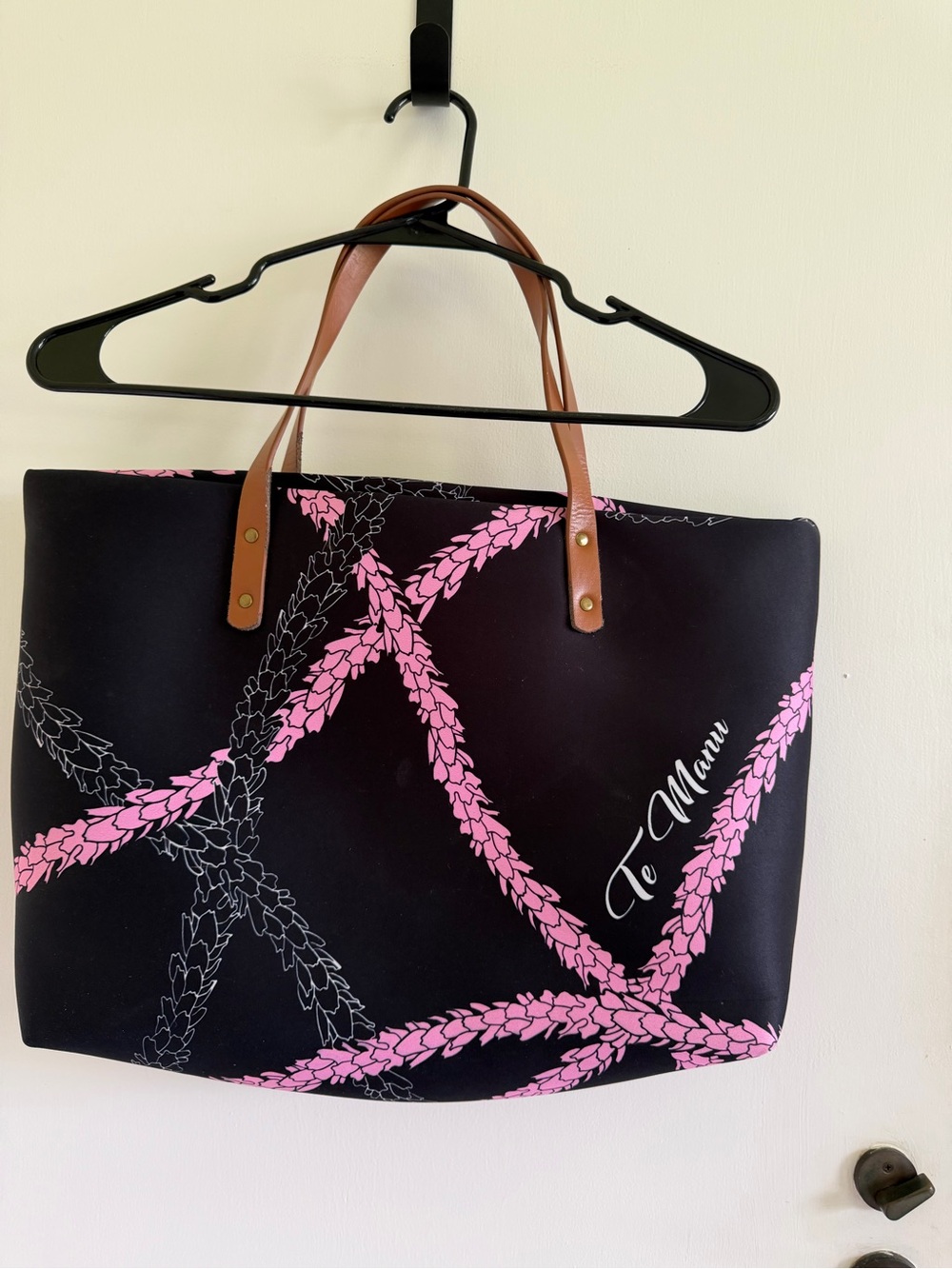 Te manu lei print tote - Picture 2 of 6